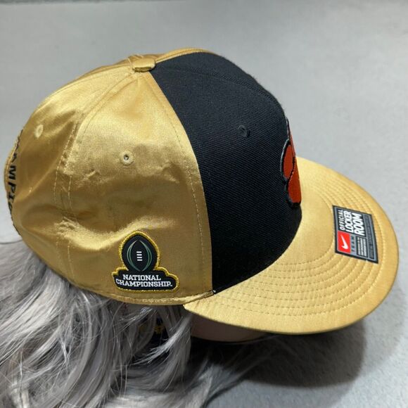 Clemson Tigers Hat Cap Black Gold Snapback NCAA Football 2016 Champions Nike - Picture 3 of 15